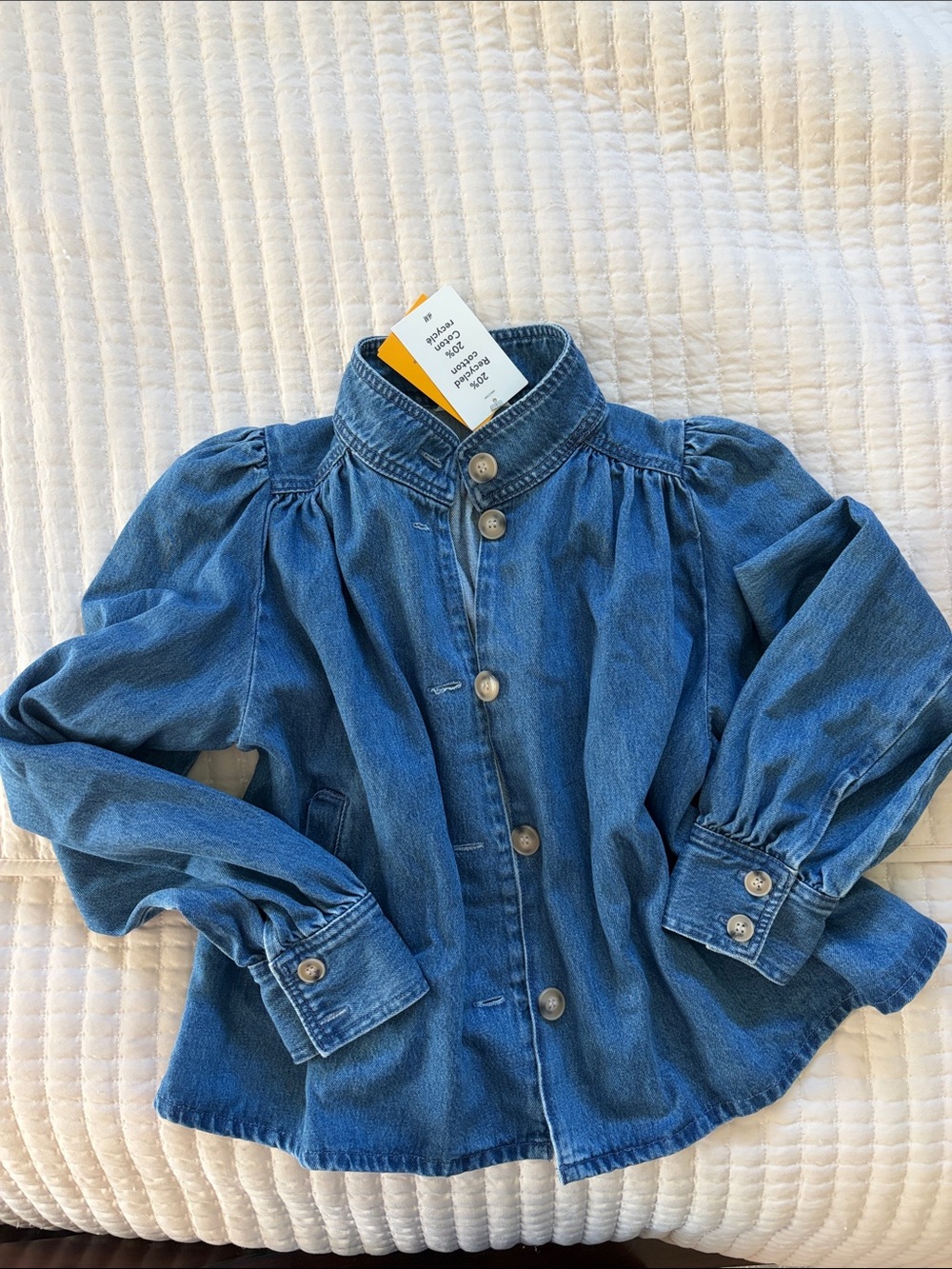 NWT H&M swing denim jacket